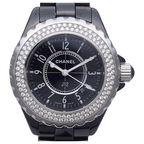 montres chanel j12|Chanel j12 diamond bezel.